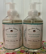 2 LARGE CST COMMONWEALTH SOAP CO EGYPTIAN COTTON FOAMING HAND SOAP 20 oz wash