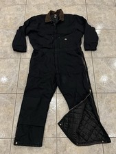 Mens 3XL DICKIES Double Knee Winter HEAVY DUTY Coveralls Duck Canvas Insulated