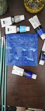 Royal  Langnickel essentials Oil Paint Tubes  Brushes Set Blue
