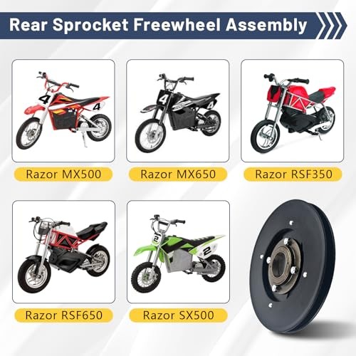 Rear Sprocket Freewheel Chain Plate Guide Assembly for Razor MX650 MX500 SX500  - Picture 6 of 6