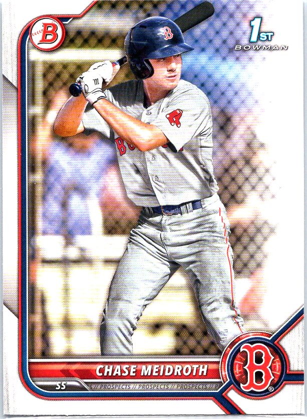 2022 Bowman Draft 1st Edition #BD-92 Chase Meidroth