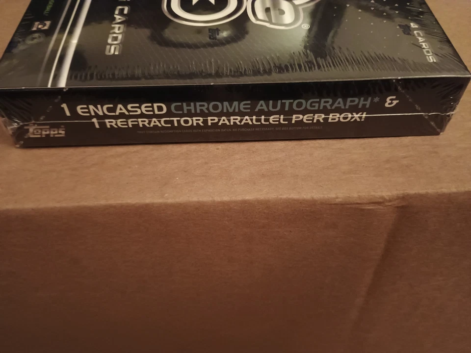 2020 Topps Chrome BLACK Baseball FACTORY SEALED HOBBY BOX MLB Trading Cards - Image 3 of 3