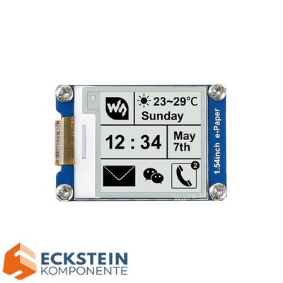 Waveshare 1.54'' E-Paper E-Ink Display Modul für Raspberry Pi  Arduino 200x200