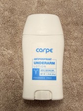 SEALED Carpe Antiperspirant Fragrance-Free Underarm Lotion 1.7 fl oz Unisex