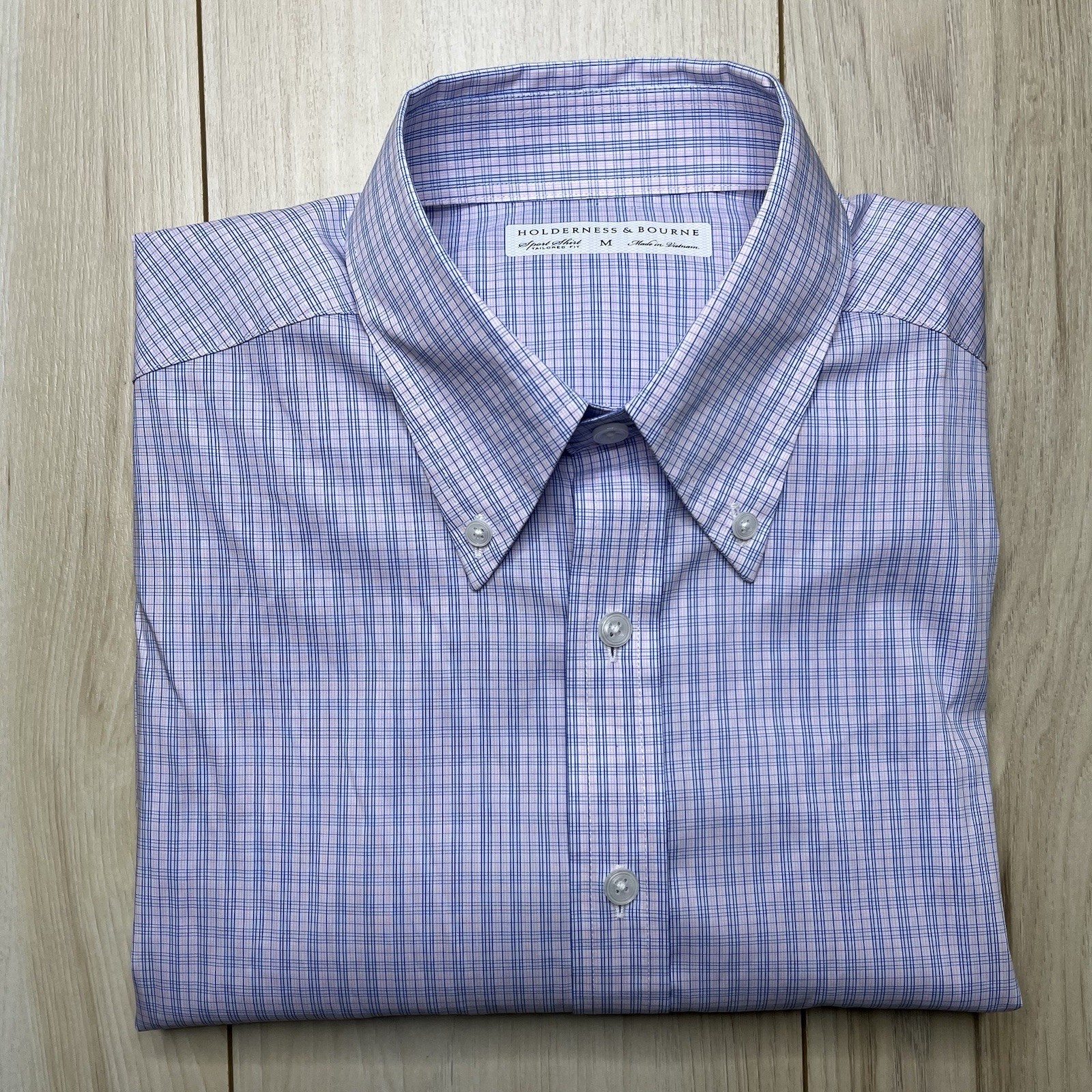 Holderness & Bourne Performance Plaid Button Down… - image 1