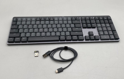 Logitech MX Mechanical Wireless Keyboard ONLY Gray Good Condition