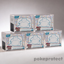 5 x BUNDLE Pokemon Elite Trainer Box ETB Acrylic Magnetic Display Case 8MM