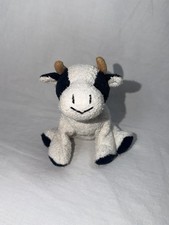 Russ Berrie Mookie Cow Luv Pets Cream Black Beans Terrycloth Plush Vintage Rare