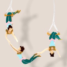 La Vidriola, Aerial Ballet Trapeze Artist, Essential Acrylic Necklace