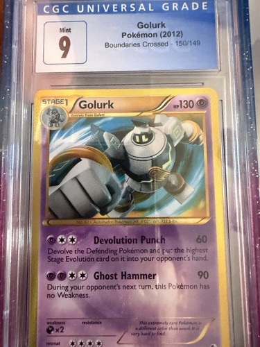 Golurk graded CGC 9 for sale on eBay