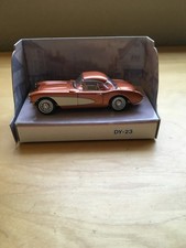 Chevrolet Corvette C-1 1956 DINKY BY MATCHBOX NO.DY-23B TECHO RÍGIDO