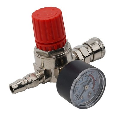 1/4 Pressure Regulator Air Compressor Adjustable Gauge 175PSI Valve Control