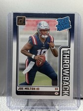 2024 Panini Donruss - Rated Rookies Throwbacks Joe Milton III #9 (RC)