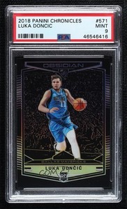 2018-19 Panini Chronicles Obsidian Preview Luka Doncic #571 PSA 9 MINT Rookie RC