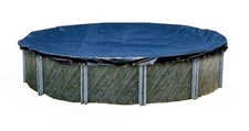 Swimline 24 Ft Round Above Ground Swimming Pool Winter Cover, Blue | PCO827