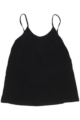 10DAYS Top Damen Trägertop Tanktop Unterhemd Gr. M Baumwolle Schwarz #6chpxy5