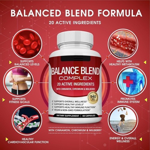 1-3PCS Blood Sugar Complex, Alpha Lipoic Acid, Herbal Blend For men and women - Picture 6 of 16