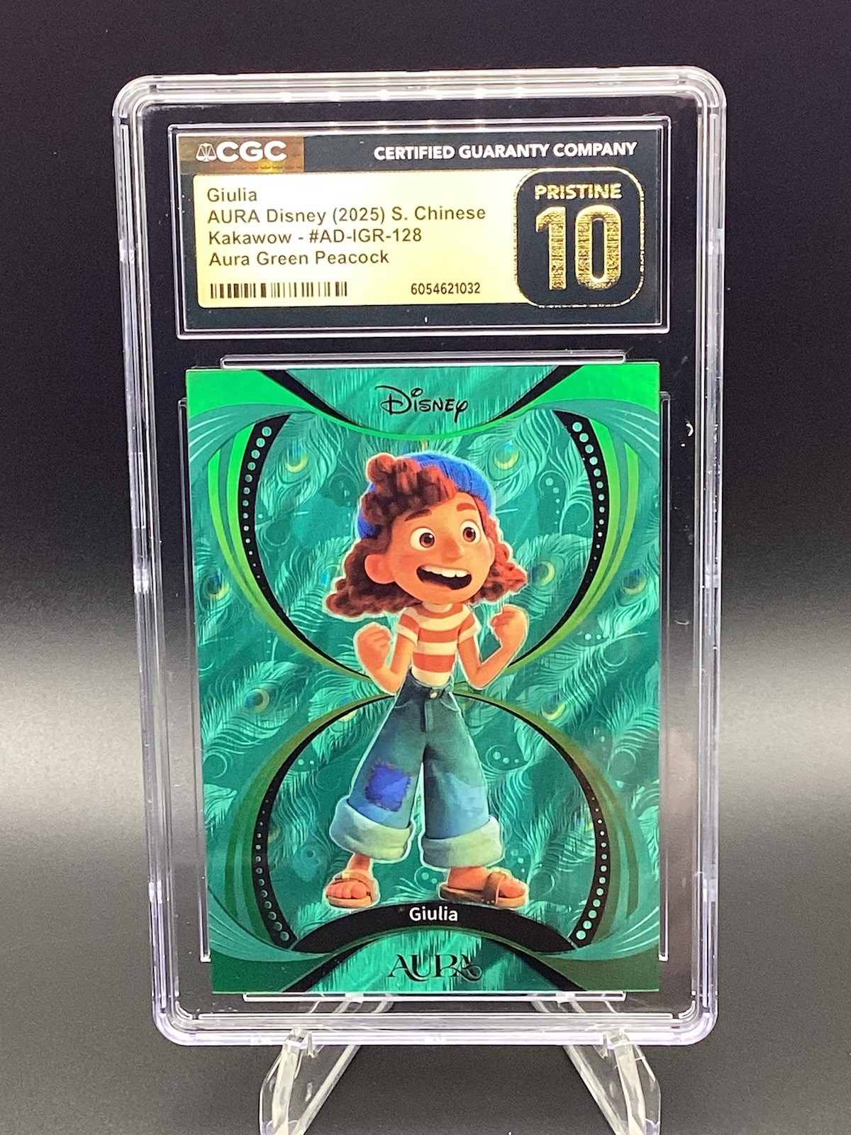 Giulia Kakawow Aura Disney 2025 Green 4/25 #AD-IGR-128 CGC 10 Pristine POP 1
