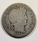 1893-O BARBER DIME 1.7m Minted Semi Key Date