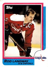 1986-87 Topps #164 Rod Langway