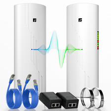 Wireless Bridge Point to Point 5GHz 1000Mbps Outdoor Kit  2 Units P2P 3Km