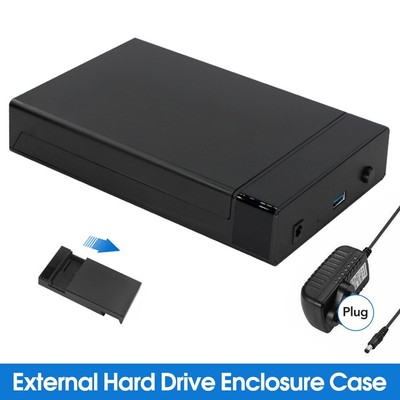 USB 3.0 zu SATA Festplattengehäuse Externes HDD Gehäuse für 2,5 / 3,5  Neu