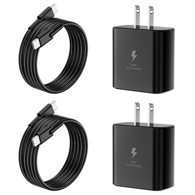45W Super Fast Charger USB C, 2 Pack USB-C Android Phone Block...
