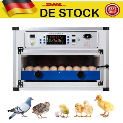 DE Vollautomatische Brutmaschine 68 Eier Inkubator Brutautomat Egg Incubator DEU - Bild 1 von 4