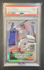 2022 Topps Update Home Field Advantage #HA22 Seiya Suzuki RC PSA 9