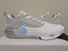 Way of Wade 12 "DLO" White Grey Blue Dwayne Li-Ning WOW (ABAV085-11) size 10