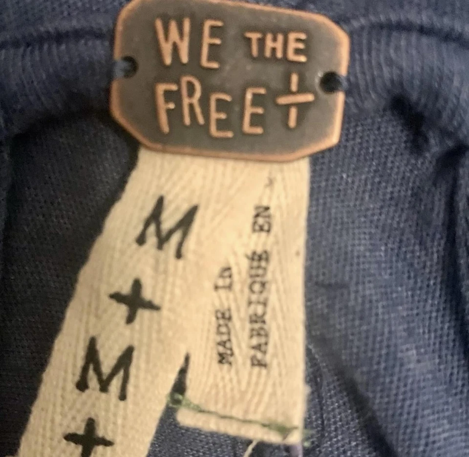 Camiseta sin mangas We The Free para mujer azul medio tie dye espalda deportiva Free People fluida Foto 4 de 4