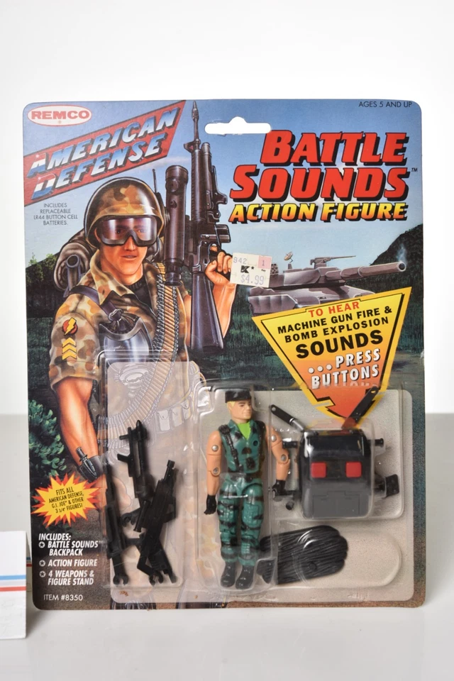Figura de acción REMCO American Defense 1991 de colección nueva sellada Foto 2 de 4