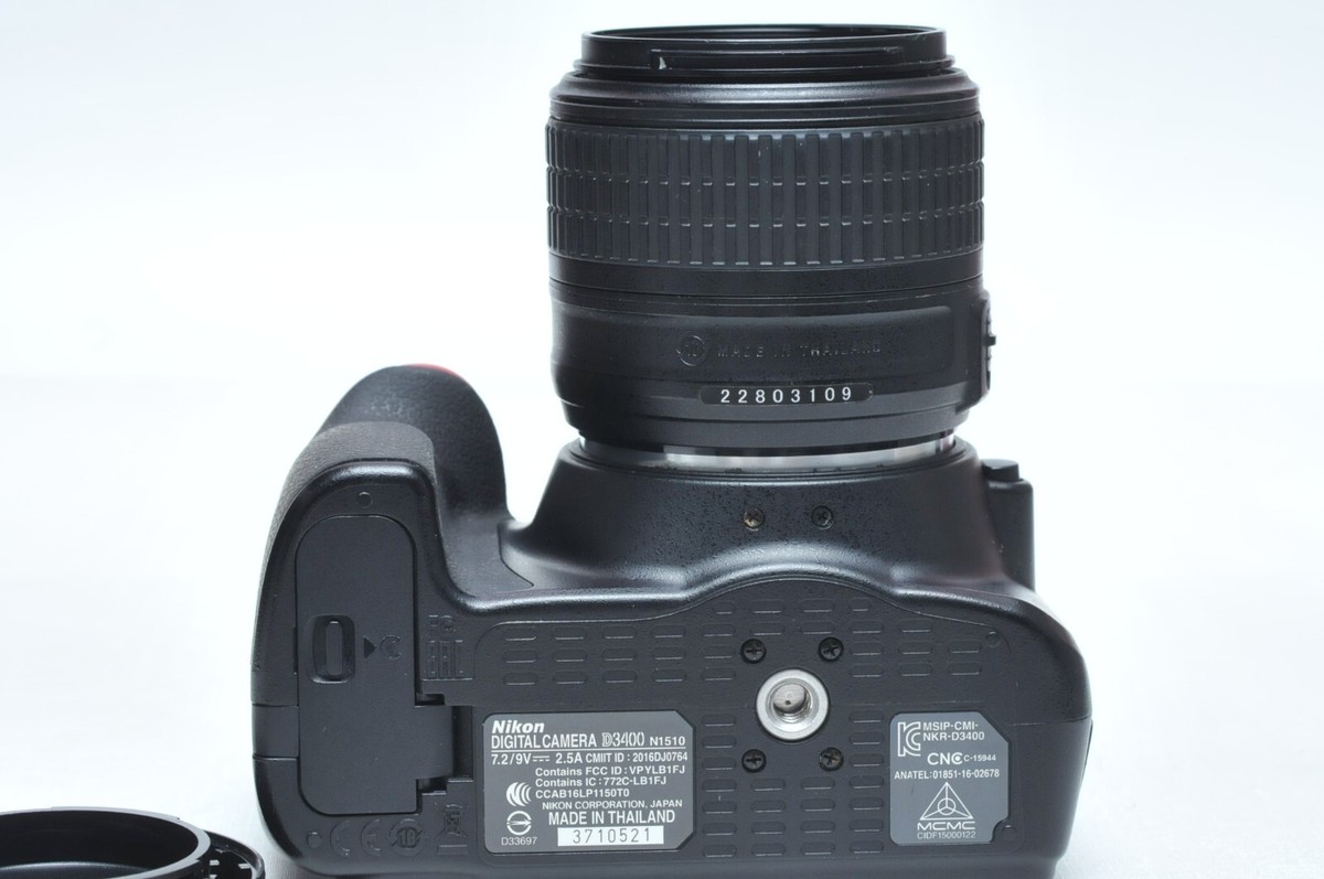 Nikon D3400 Digital SLR Camera W/ 18-55mm VR DX AF-P Lens Kit | eBay