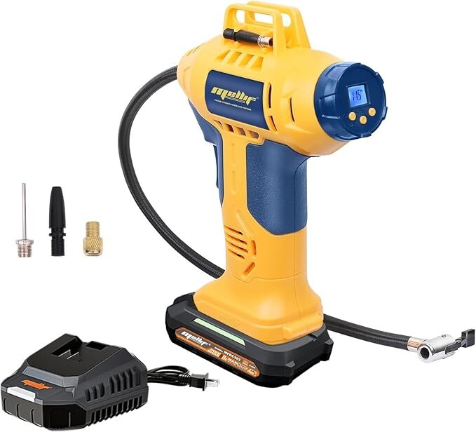 Cordless Tire Inflator Air Compressor for Dewalt 20V Max Battery 160PSI Portable