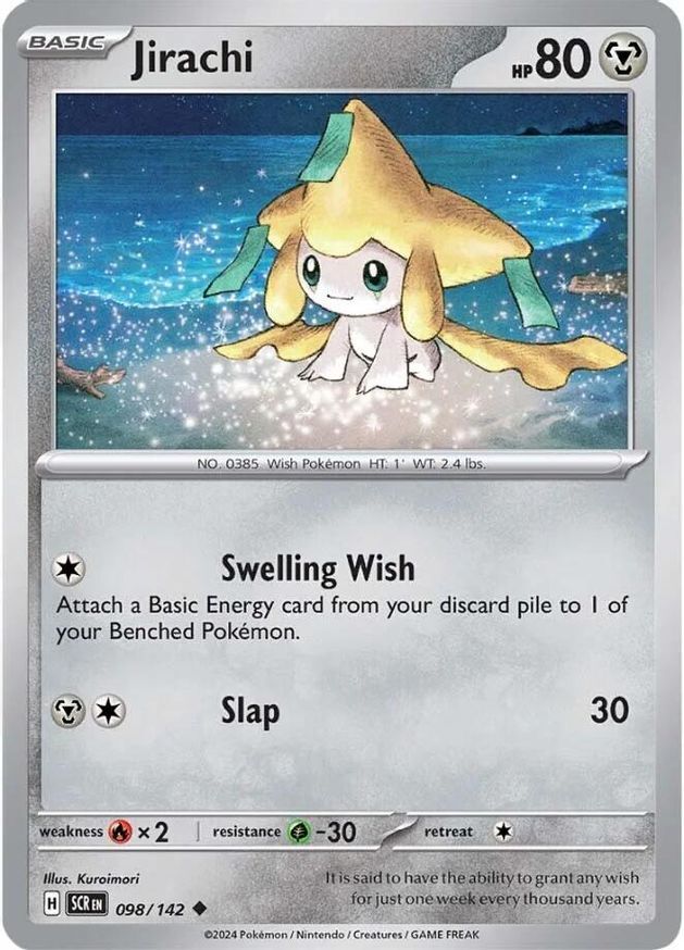 pokemon jirachi card (XY67a) [Alternate Art Promos] shuffle the other cards back into your deck Cute Jirachi Card Gift Ideas
