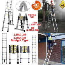 Teleskopleiter ausziehbar 2,6m-5m H he Anlege...