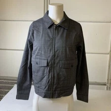 BANANA REPUBLIC Grayson Plaid Full Zip Shacket Men's Size M Plaid