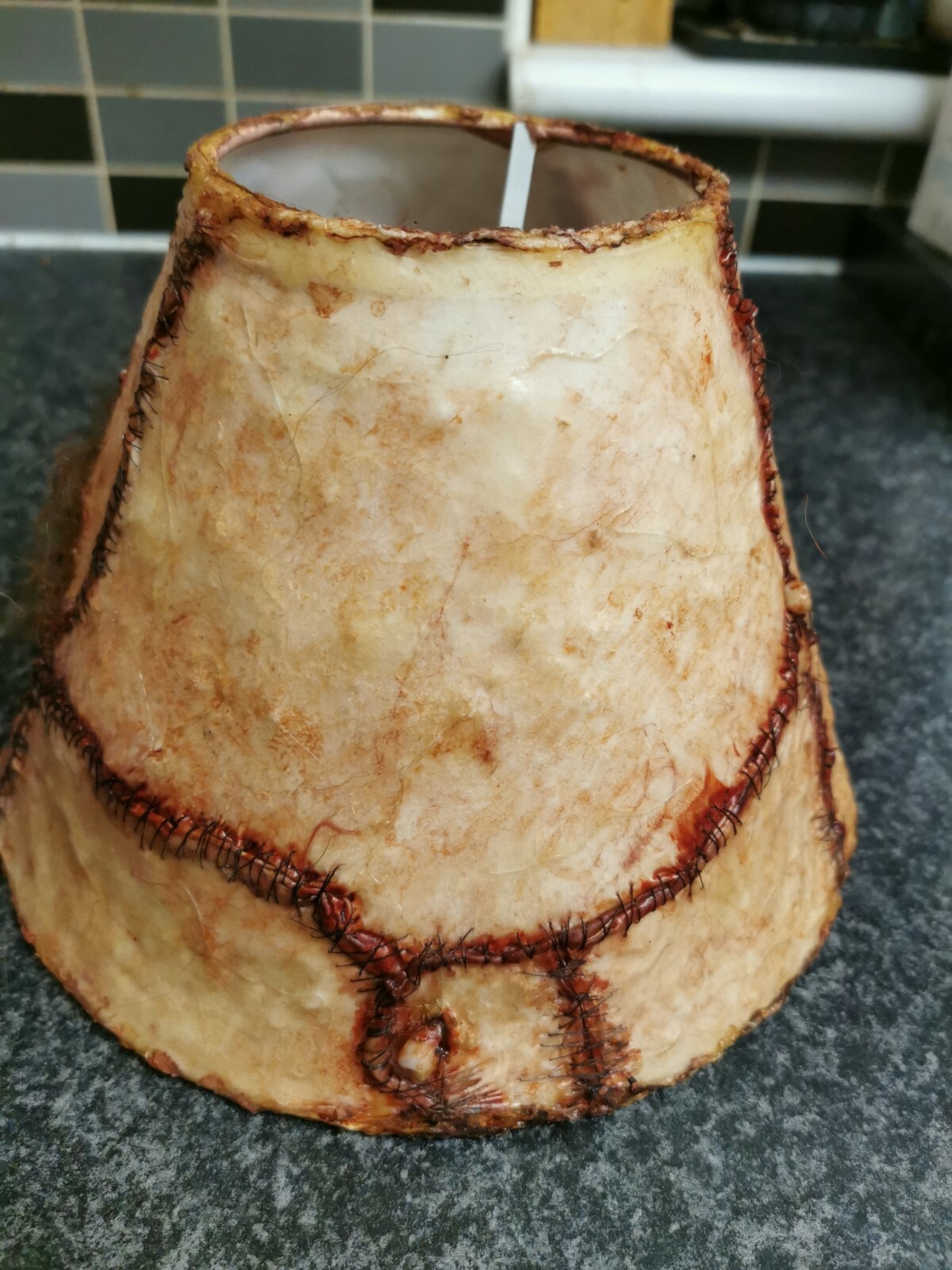 Faux Human Skin Lampshade Texas Chainsaw Massacre Leatherface Horror SFX eBay