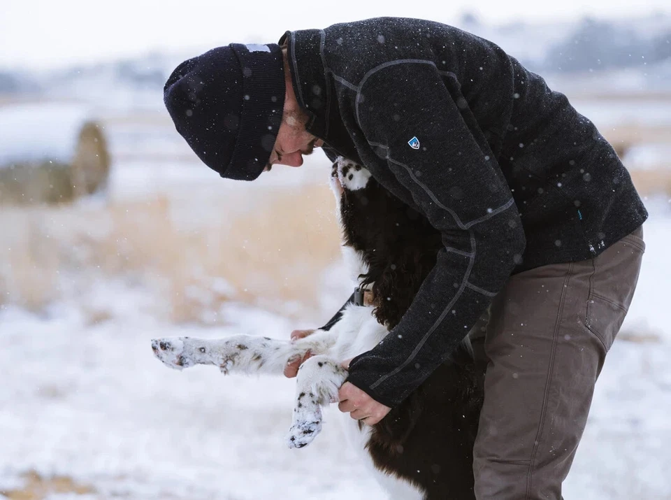 KÜHL Men's THOR™ 1/4 Zip Pullover - Gotham, Large, Warm Wool-Blend Fleece - Image 4 of 4