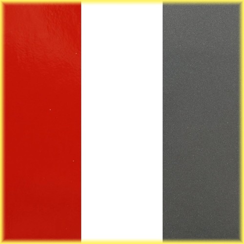 Rayas Universal 1/2" 2 Colores 02085236- Carbón Metálico/Rojo - Imagen 3 de 8