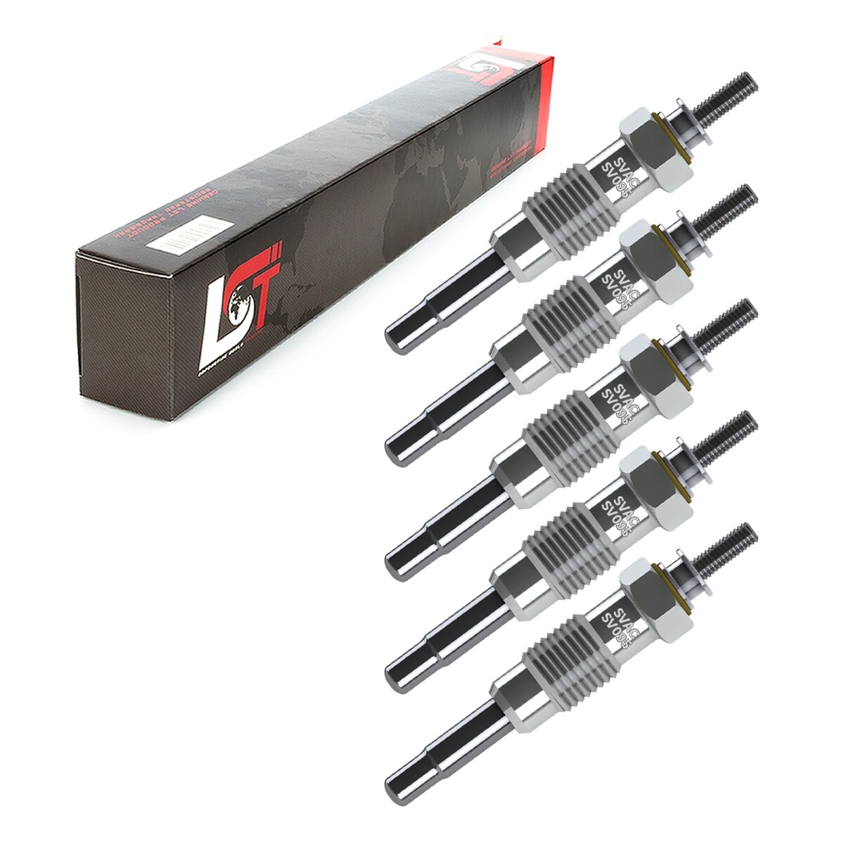 5x GLOW PLUG ROD GLOW PLUG for SSANGYONG ISTANA KORANDO MUSSO REXTON 0100226251