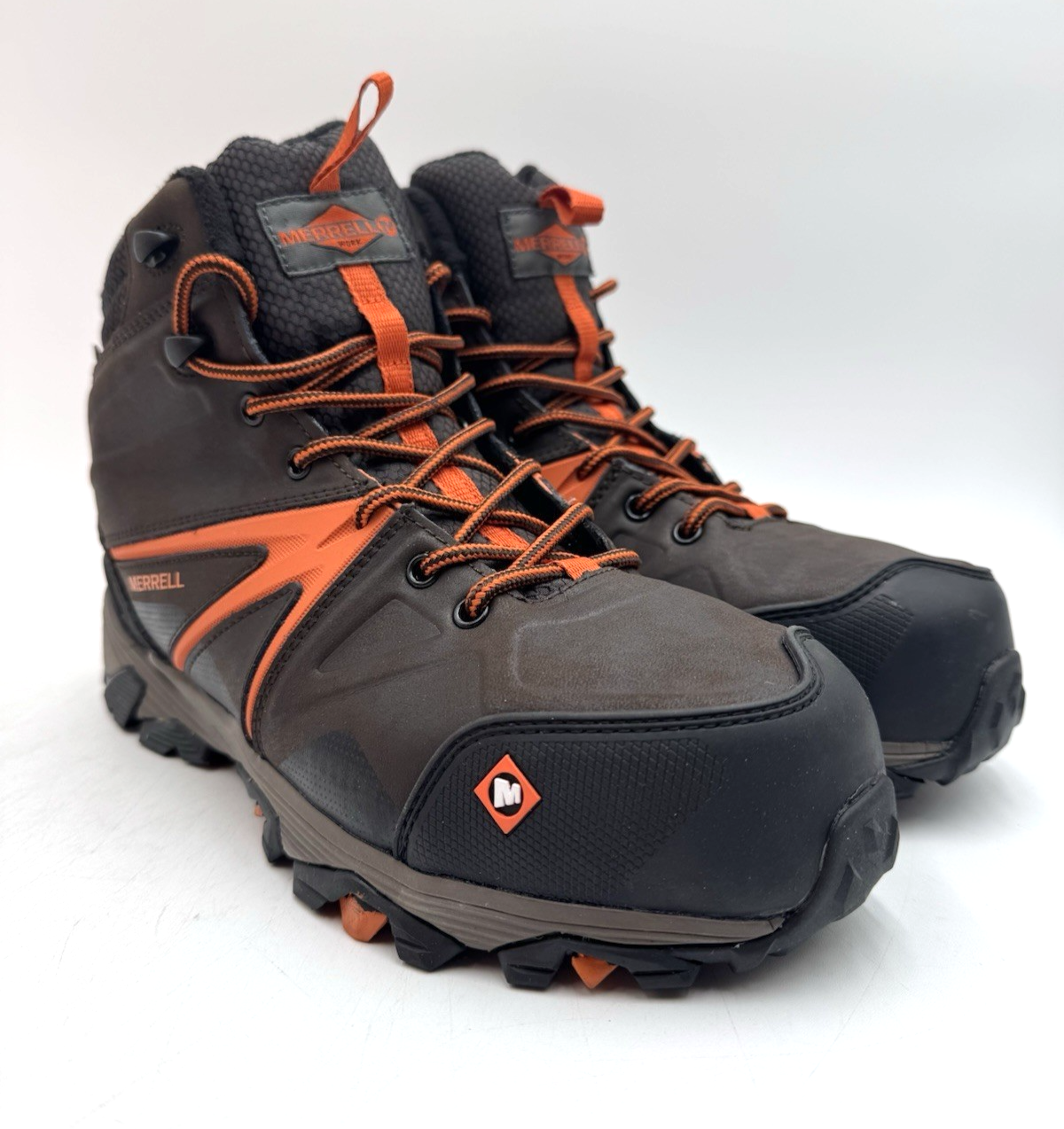 Stivali da lavoro uomo Merrell TRAILWORK MID WTPF CT taglia US 8 5 Medium nuovi con scatola