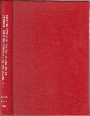 Unilateral Problems In Structural Analysis, 2 By Piero, G. Del