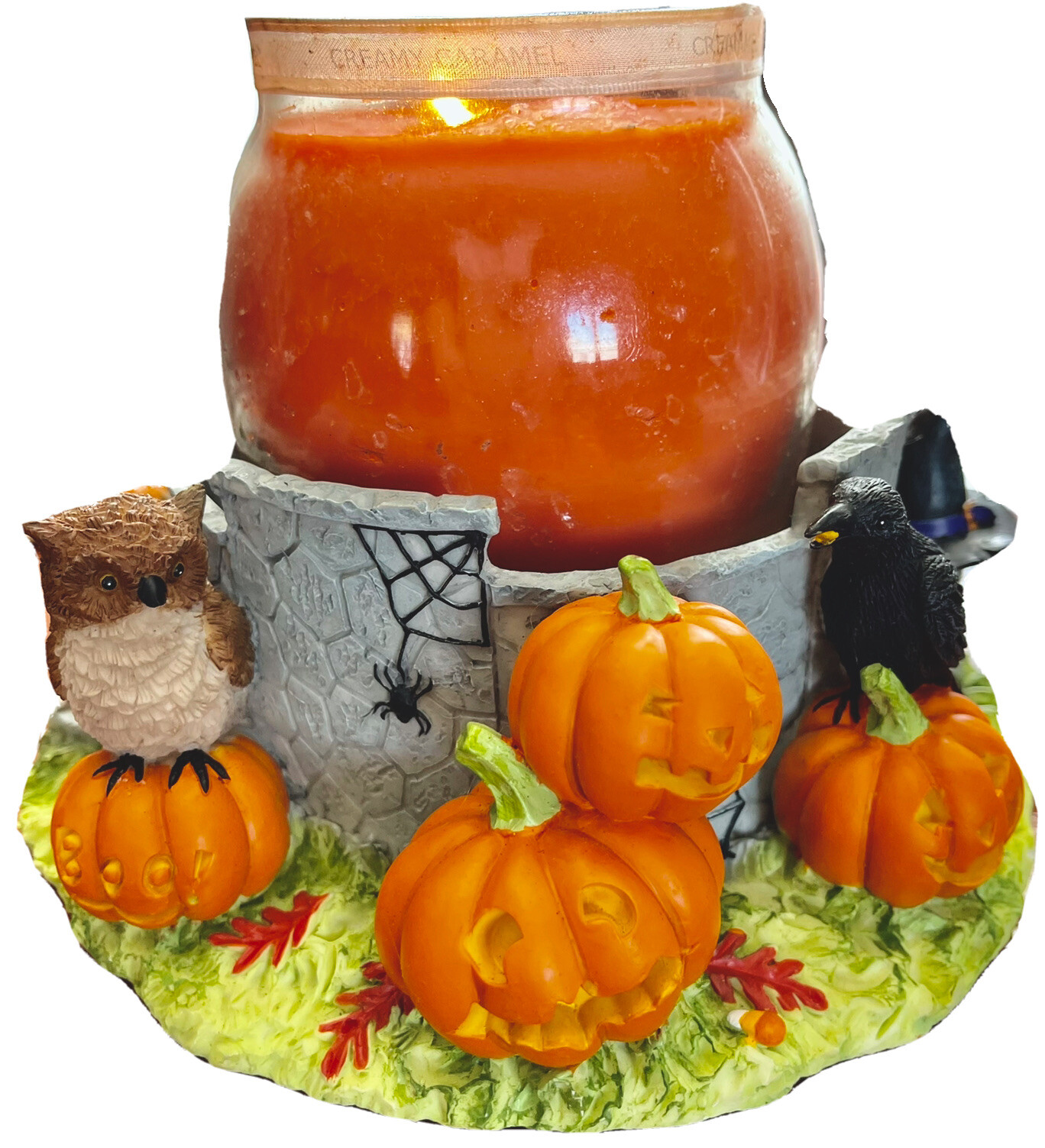 The White Barn Candle Company Halloween Themed Candle Holder Base JackoLantern eBay