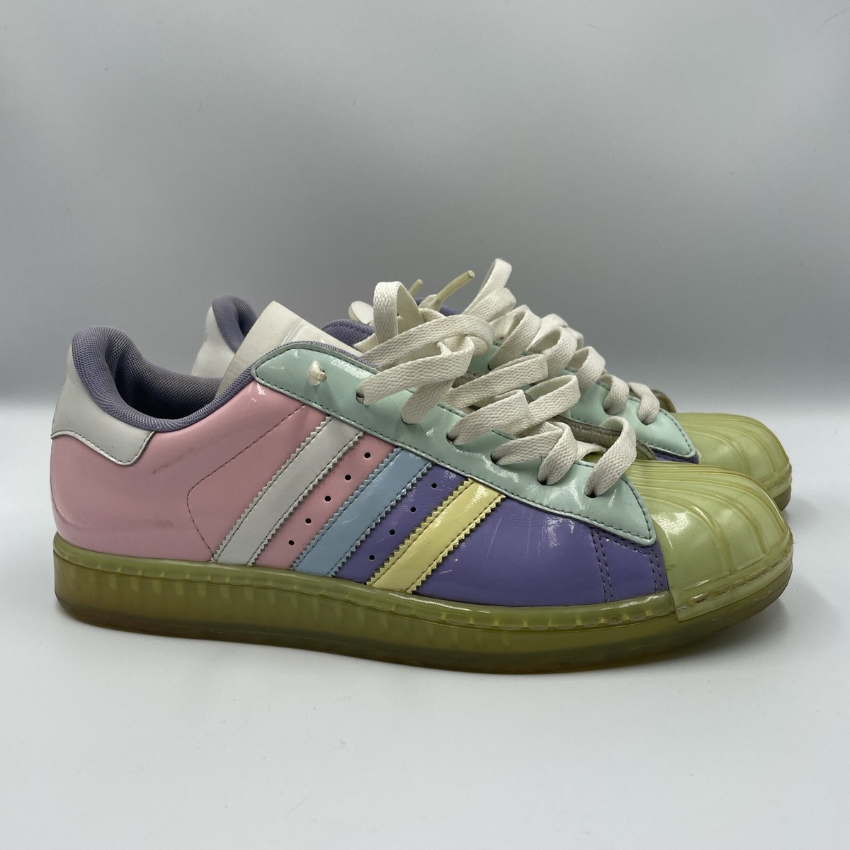 金ベラ!! Adidas ☆ Superstar Adidas Superstar 1 Clear Pastel 2008 Size 7.5 677836 Easter