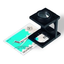 Folding 10 x Magnifier - Hand Reader in Wallet - Lighthouse Product