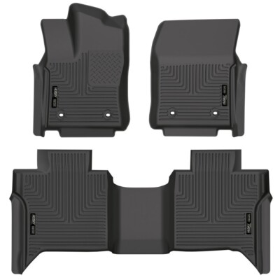 Fits 22-24 Tundra Crew Max Husky Liners WeatherBeater 3pc Floor Mats 99481