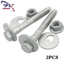 2* Lower Rear Suspension Toe Alignment Eccentric Bolt Nut Kit For VW AUDI