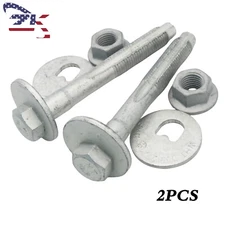 2* Lower Rear Suspension Toe Alignment Eccentric Bolt Nut Kit For VW AUDI