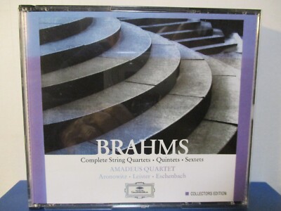 Brahms - Complete String Quartets, Quintets, Sextets - 5 CD Set - MINT  E23-1362